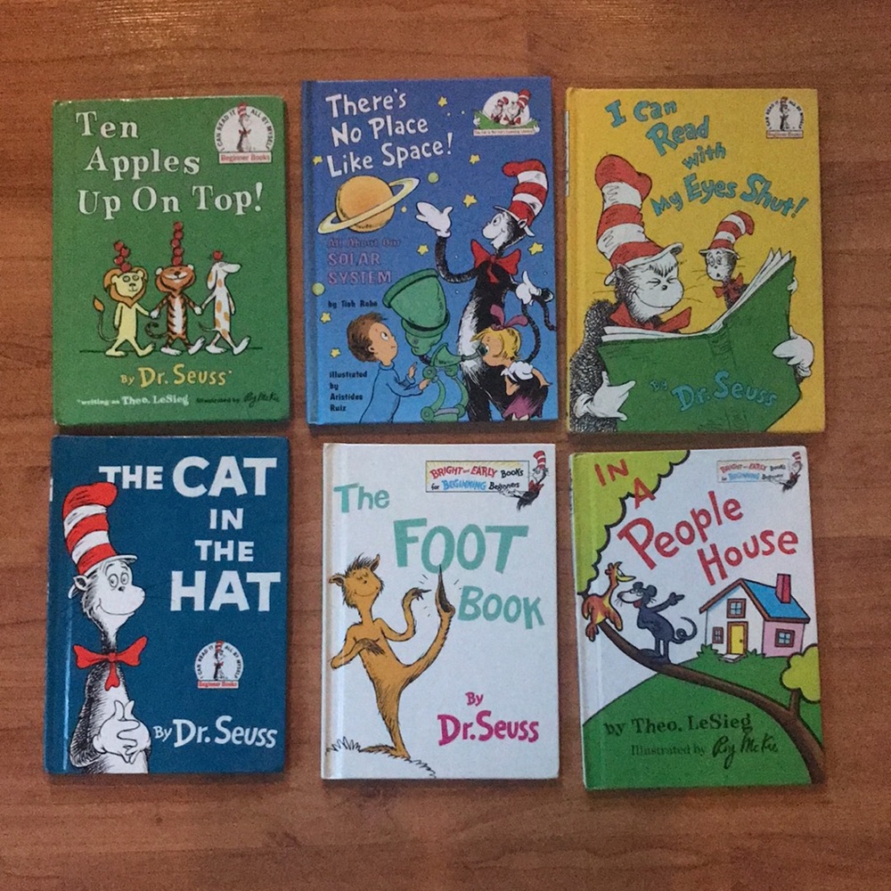 11 vintage Dr. Seuss Beginner book story’s bundle